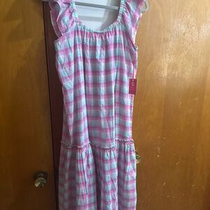 This is a plaid simply southern dress.